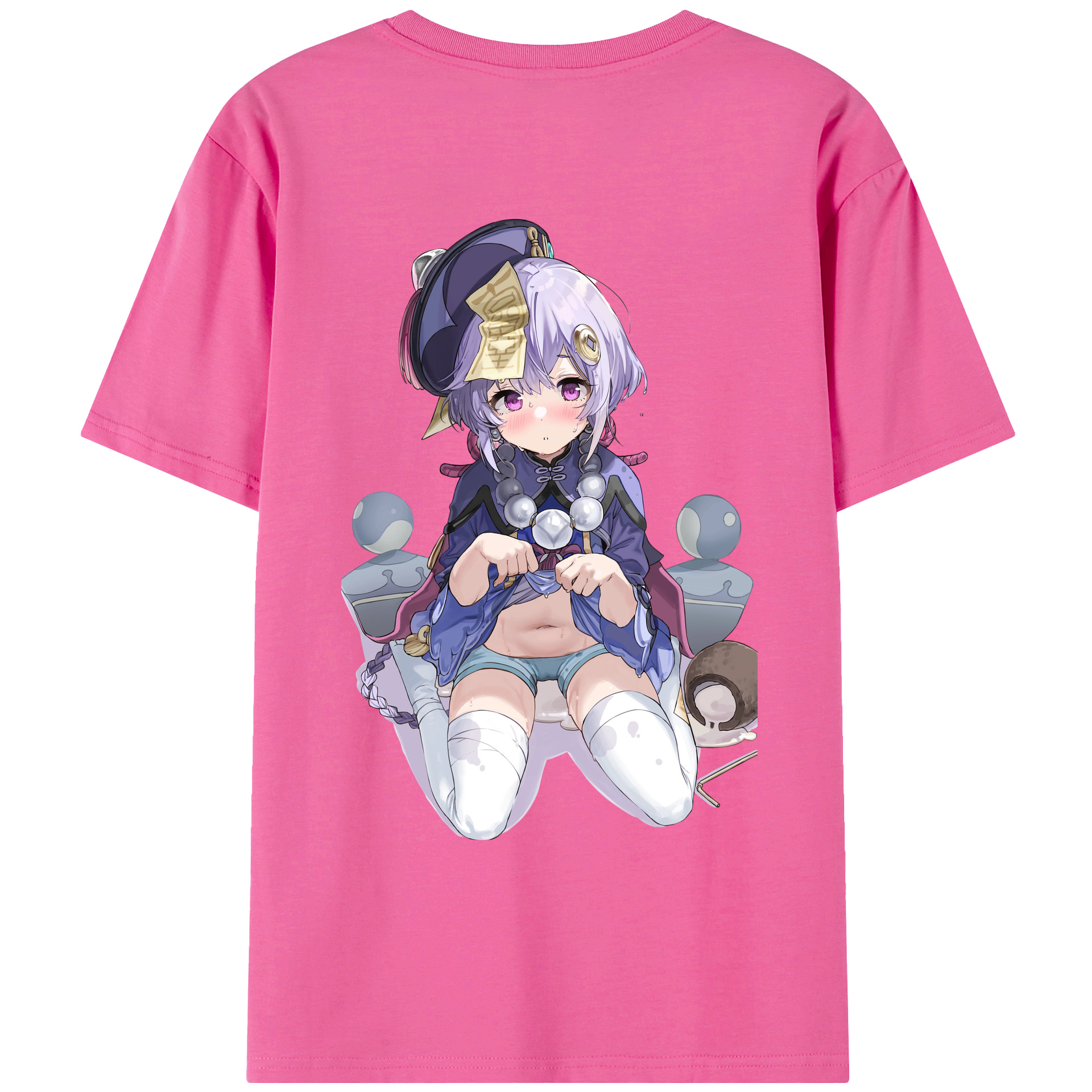 げんし神 七七 なな  genshin Nana レディース半袖Tシャツ(バックプリント)